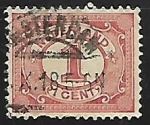 Stamps Netherlands -  Numero 1