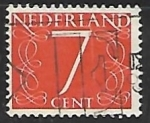 Stamps Netherlands -  Numeros