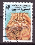 Stamps Spain -  serie- Gatos
