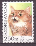 Stamps : Asia : Azerbaijan :  serie- Gatos