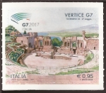 Stamps : Europe : Italy :  Cumbre del G7 en Taormina 26-27 mayo 2017  0,95€