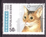 Stamps Benin -  serie- Gatos