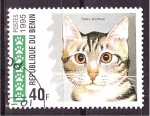 Stamps Benin -  serie- Gatos