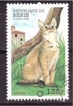 Stamps Benin -  serie- Gatos