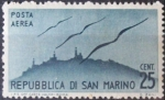 Sellos de Europa - San Marino -  Aviones sobrevolando San Marino. 1946/47