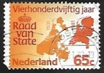 Sellos de Europa - Holanda -  Mapa de Holanda
