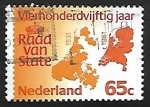 Stamps Netherlands -  Mapa de Holanda