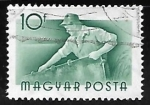 Stamps Hungary -  Pescador
