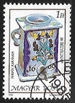 Stamps Hungary -  58 aniversario del dia del sello - ceramica