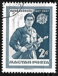 Stamps Hungary -  Hombre con rifle