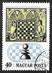 Stamps Hungary -   juego de ajedrez en el siglo 17