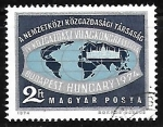 Stamps Hungary -  Congreso mundial de economistas de Budapest