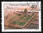 Stamps Hungary -  jardines Colgantes de Babilonia