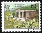 Stamps : Europe : Hungary :  Templo de Artemisa en Ephesos