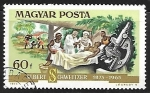 Stamps Hungary -  Dr. Schweitzer con un paciente