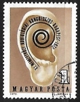 Sellos de Europa - Hungra -  11th aniversario del congreso de audiologia de Budapest