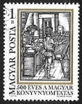 Stamps Hungary -  Tipografia