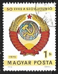 Sellos de Europa - Hungr�a -  50 años de la Union Sovietica