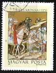 Stamps Hungary -  Decapitación de Pagano Jefe Koppany,