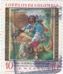 Stamps Colombia -  SAN ISIDRO LABRADOR