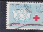 Stamps Colombia -  CRUZ ROJA COLOMBIANA