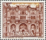 Sellos de Europa - Espa�a -  ESPAÑA 1970 1983 Sello Nuevo Serie Turistica Catedral de Malaga