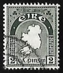 Stamps Ireland -  Mapa