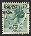 Stamps Italy -  Coin of Syracuse