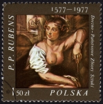 Stamps : Europe : Poland :  COL- ANIVERSARIO NACIMIENTO DE P.P.RUBENS 1577-1977