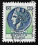 Stamps Italy -  Coin of Syracuse