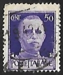 Stamps Italy -  Effigy of King Victor Emmanuel III 