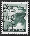 Stamps Italy -  Works of Michelangelo