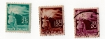 Stamps Italy -  mano con antorcha