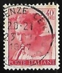 Stamps Italy -  Works of Michelangelo