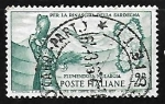 Stamps Italy -  Mapa de Sardeña