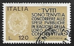 Stamps Italy -  Encouragement to Taxpayers