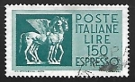 Stamps Italy -  Etruscan Winged Horses