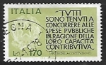 Stamps Italy -  Encouragement to Taxpayers