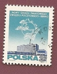 Stamps Poland -  Sede de la U.P.U. - Berna (Suiza)