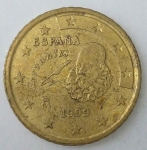 monedas de Europa - Espa�a -  1999 - 50 cent euro