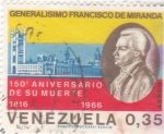 Stamps Venezuela -  Generalísimo Francisco de Miranda 150 aniv. de su muerte