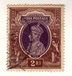 Stamps : Asia : India :  Georges V
