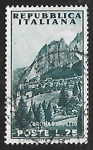 Stamps Italy -  Mountain landscape