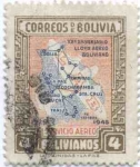 Stamps Bolivia -  Conmemoracion del XX Aniversario del Lloyd Aereo Boliviano