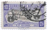 Stamps America - Bolivia -  Conmemoracion del centenario del Himno Nacional