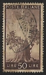 Sellos de Europa - Italia -  Tree in bloom and Italy