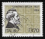 Stamps Italy -  Quintino Sella