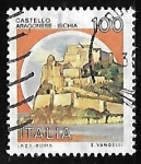 Stamps Italy -  Castillo Aragonese Ischia