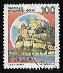 Stamps Italy -  Castillo Aragonese Ischia