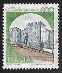 Stamps Italy -  Castillo - Prato